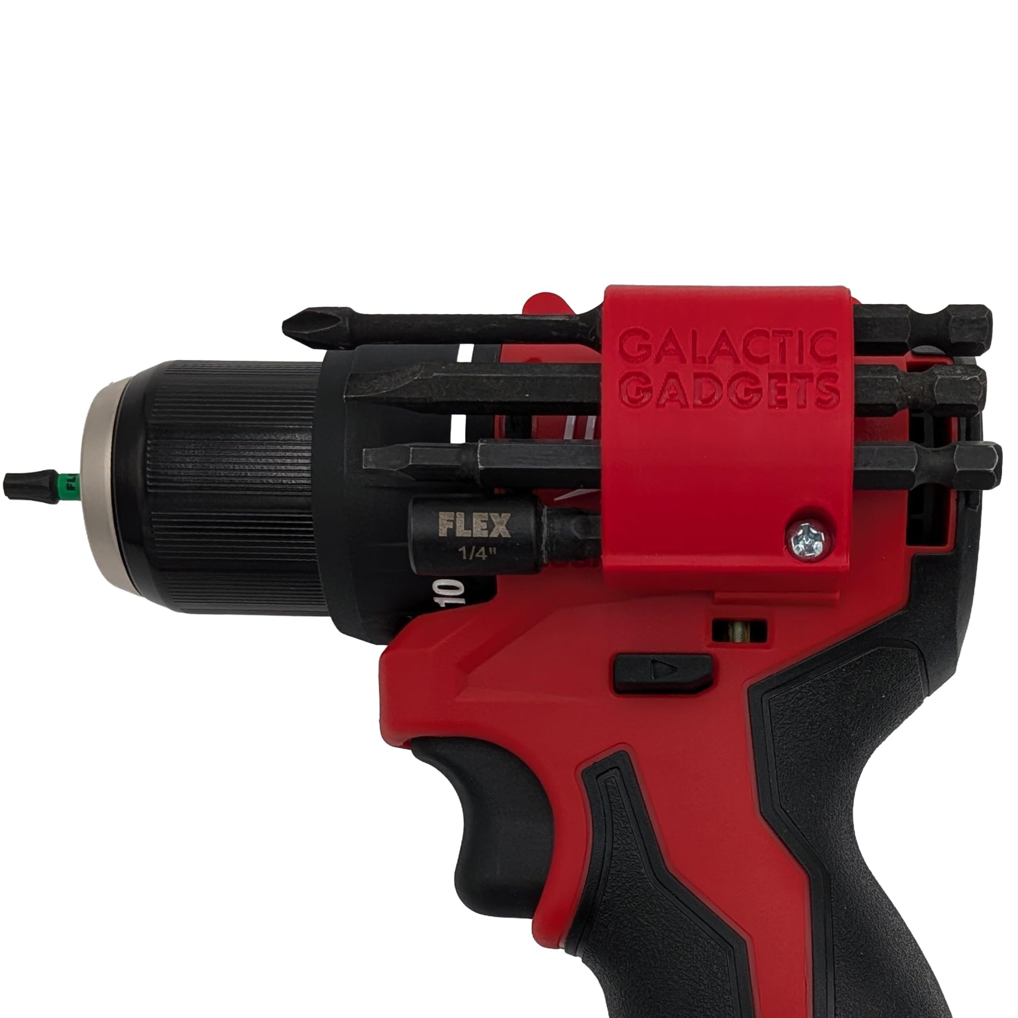 Porte-embout Milwaukee M12 Fuel 3453-20 rouge pour ne plus perdre vos embouts