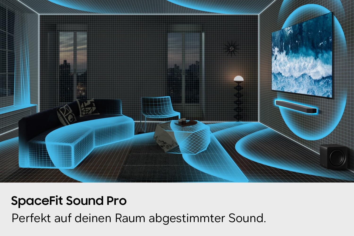 Samsung HW-Q935GH / Q930H Q-Series 9.1.4-kanałowy soundbar do telewizora, bezprzewodowy 6,5-calowy podwójny subwoofer 2.0.2 z tyłu, bezprzewodowy Dolby Atmos i DTS: X, SpaceFit Sound Pro, Q-Symphony