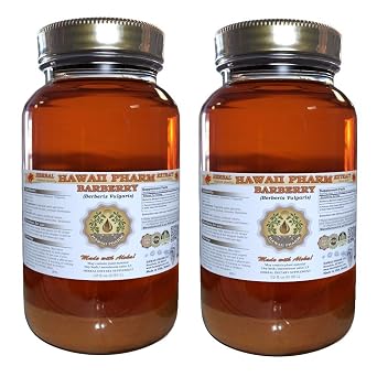 Barberry Liquid Extract, Barberry Berberis Vulgaris Dried Root Bark Tincture 2x32 oz Unfiltered