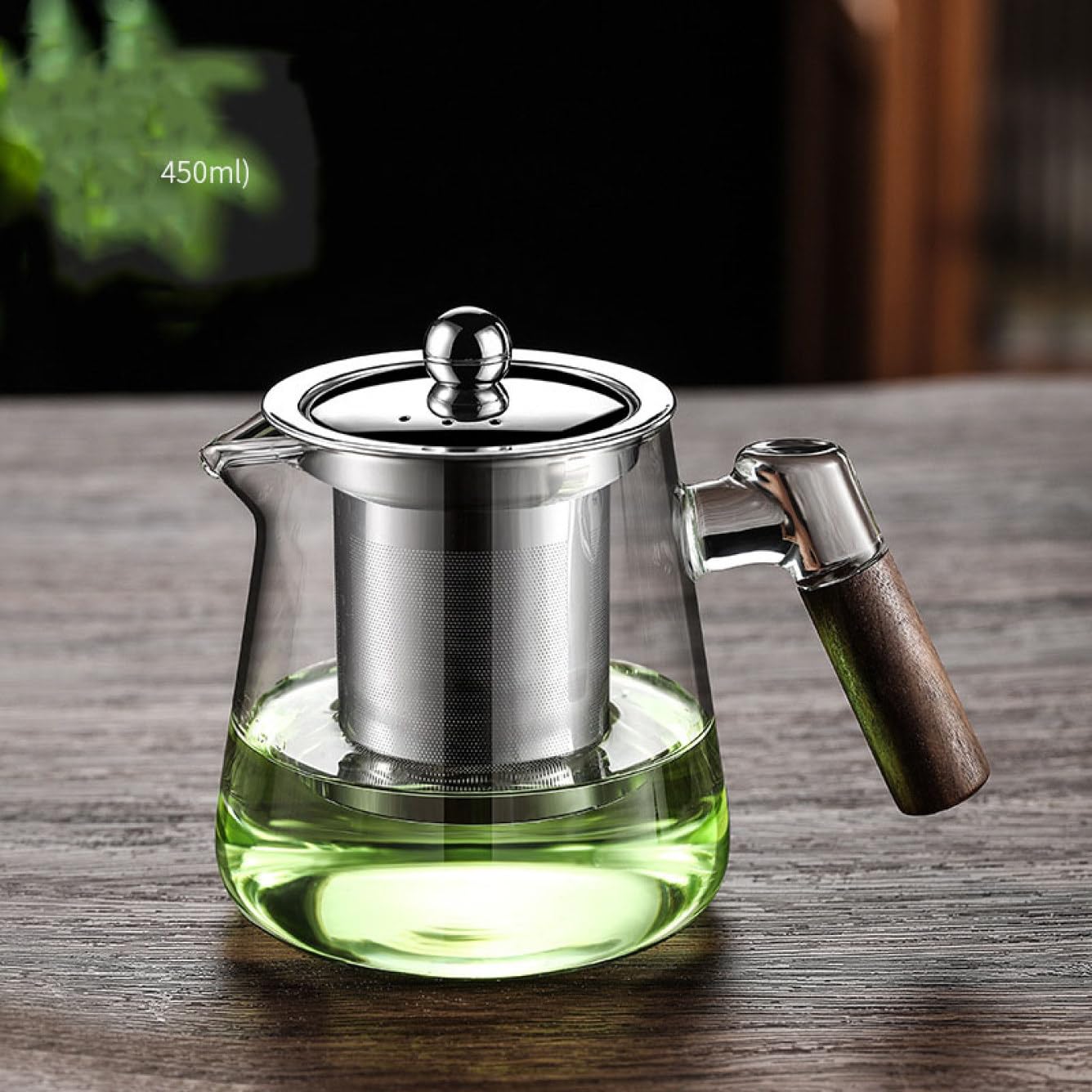 Amazon｜[XMTAN] 急須 耐熱ガラス 持ち手 蓋付き 茶こし付き