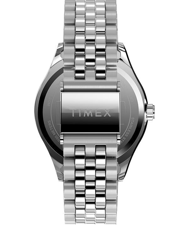Timex Women's Peanuts x Waterbury Legacy Watch - Silver-Tone Bracelet Pink Dial Silver-Tone Case by Timex - Image 3
