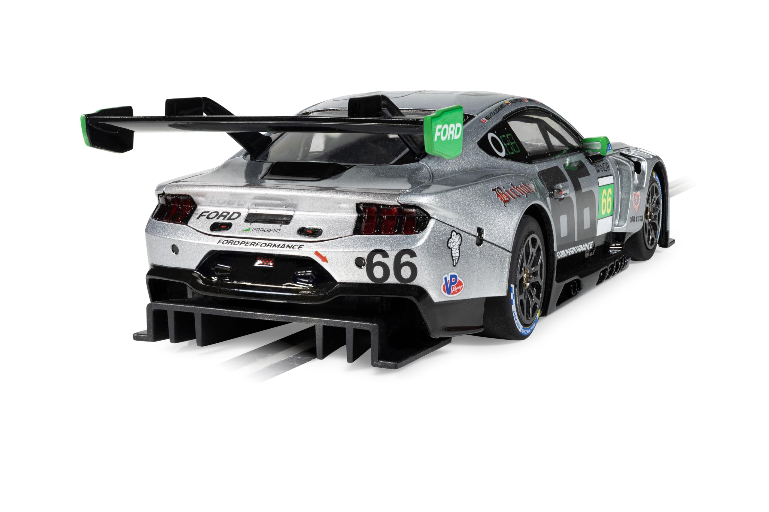 Scalextric C4662 Ford Mustang GT3 - Daytona 2025 - Gradient Racing, samochodzik wyścigowy - World Sport Champ/Endurance, dla osób w wieku od 8 lat
