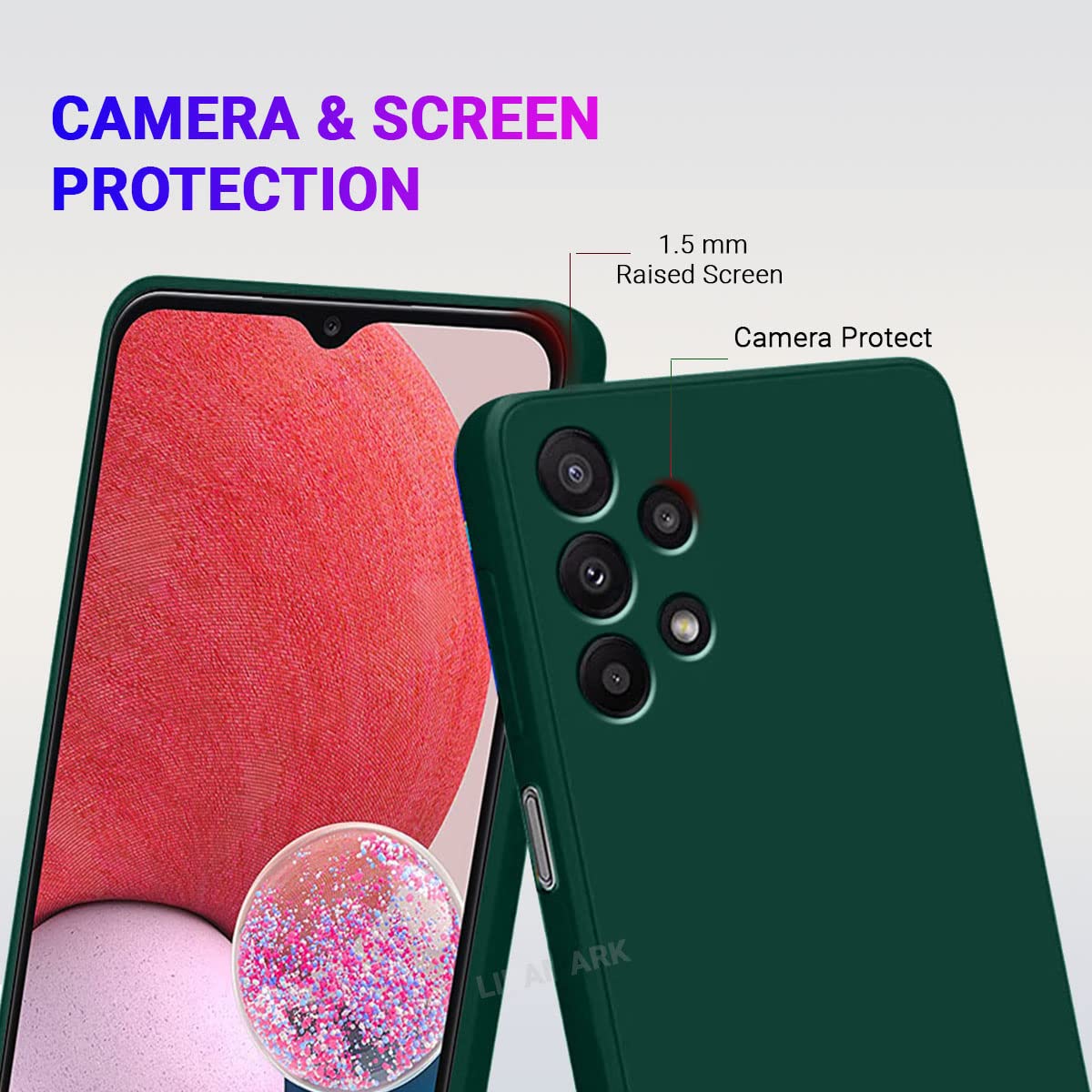 Samsung Galaxy A13 Case - Silicone Green -3