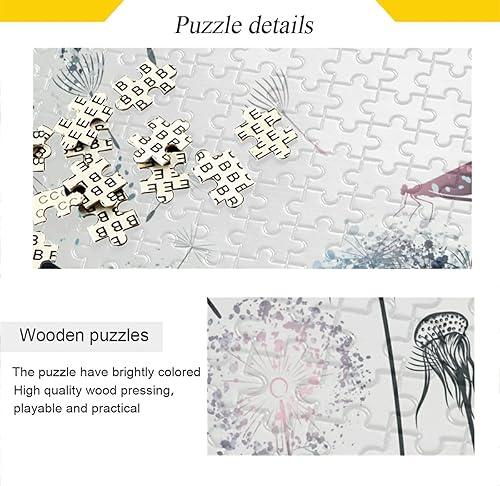 Miniatura 2 de OTVEE Rompecabezas para adultos, rompecabezas de 1000 piezas, juguetes de bricolaje, regalos - Dandelions Dragonfly