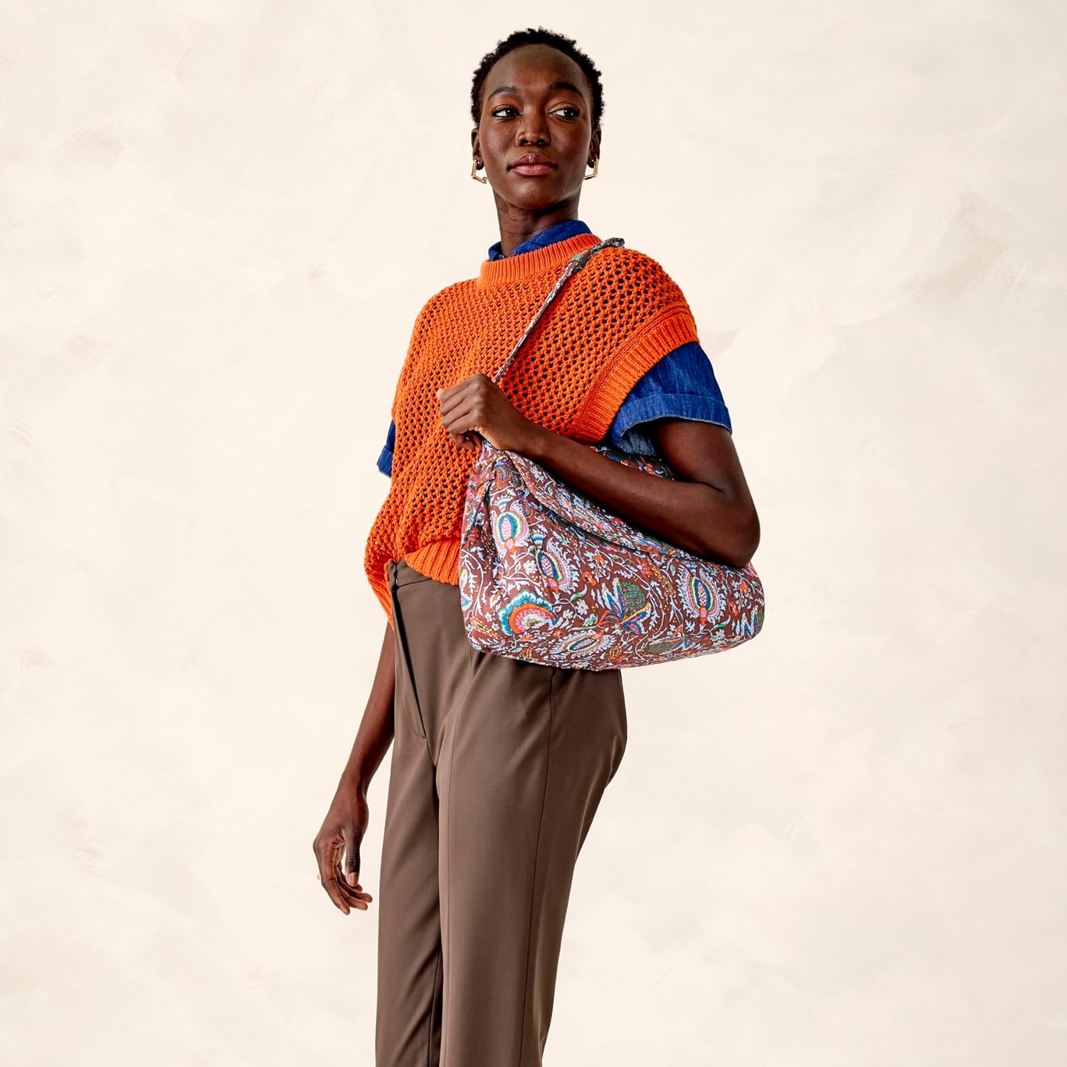 womens Premium Cotton Rothvale Shoulder Bag - Image 2