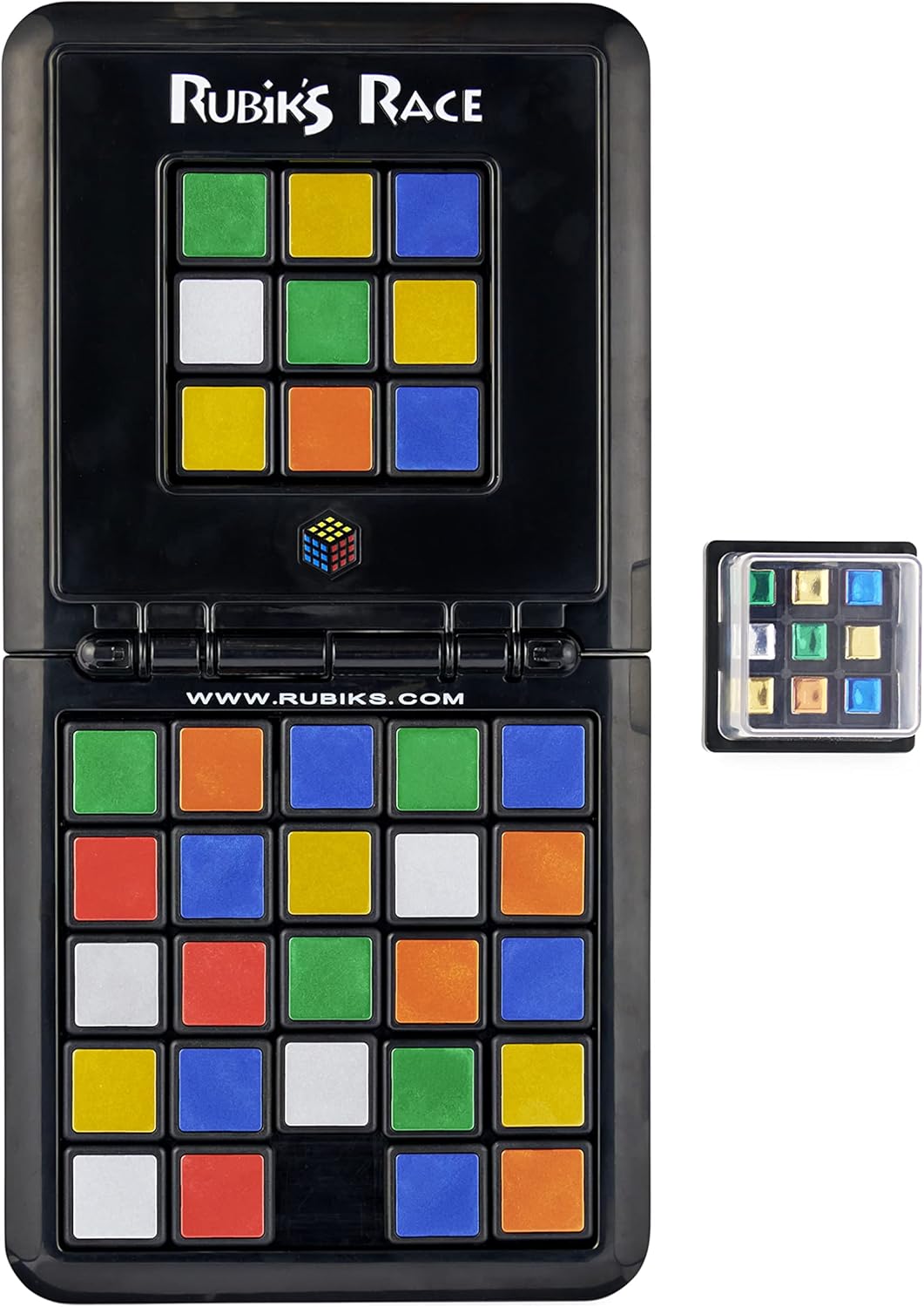 Rubik's Race Ace Edition - Schnelles Puzzle-Brettspiel Für 2 Spieler Ab 8 Jahren, Inkl. Scrambler & Blocker