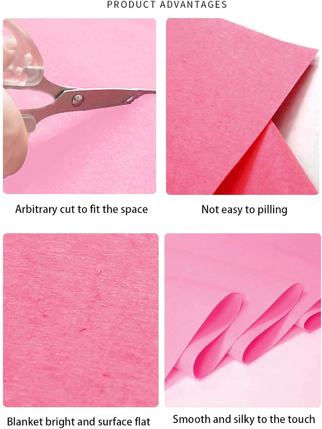 Pink Wedding Aisle Runner Carpet 2mm Thick Polyester Event Runway Rug 10m 20m Anti-Slip Aisle Runner Mat for Church Party Birthday Christmas, Cuttable (Size : 1.5x15m)