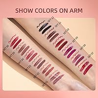 Vista 2 de MAEPEOR Kit de labios todo en uno, 3 en 1, delineador de labios suave y lápiz labial con lápiz labial líquido de terciopelo mate, brillo labial