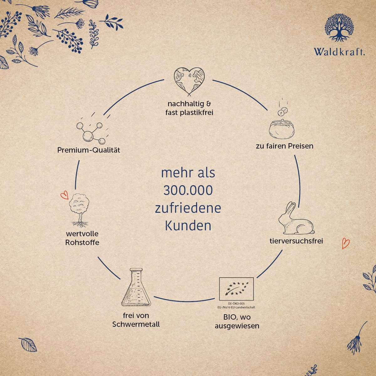Waldkraft Borax - 99,9% Reinheit (Natriumtetraborat) | Lebensmittelqualität | Optimale Löslichkeit | Nachhaltig verpackt in Braunglastiegel | Exklusiv bei Waldkraft | 380 g reines Borax-Pulver (380g)