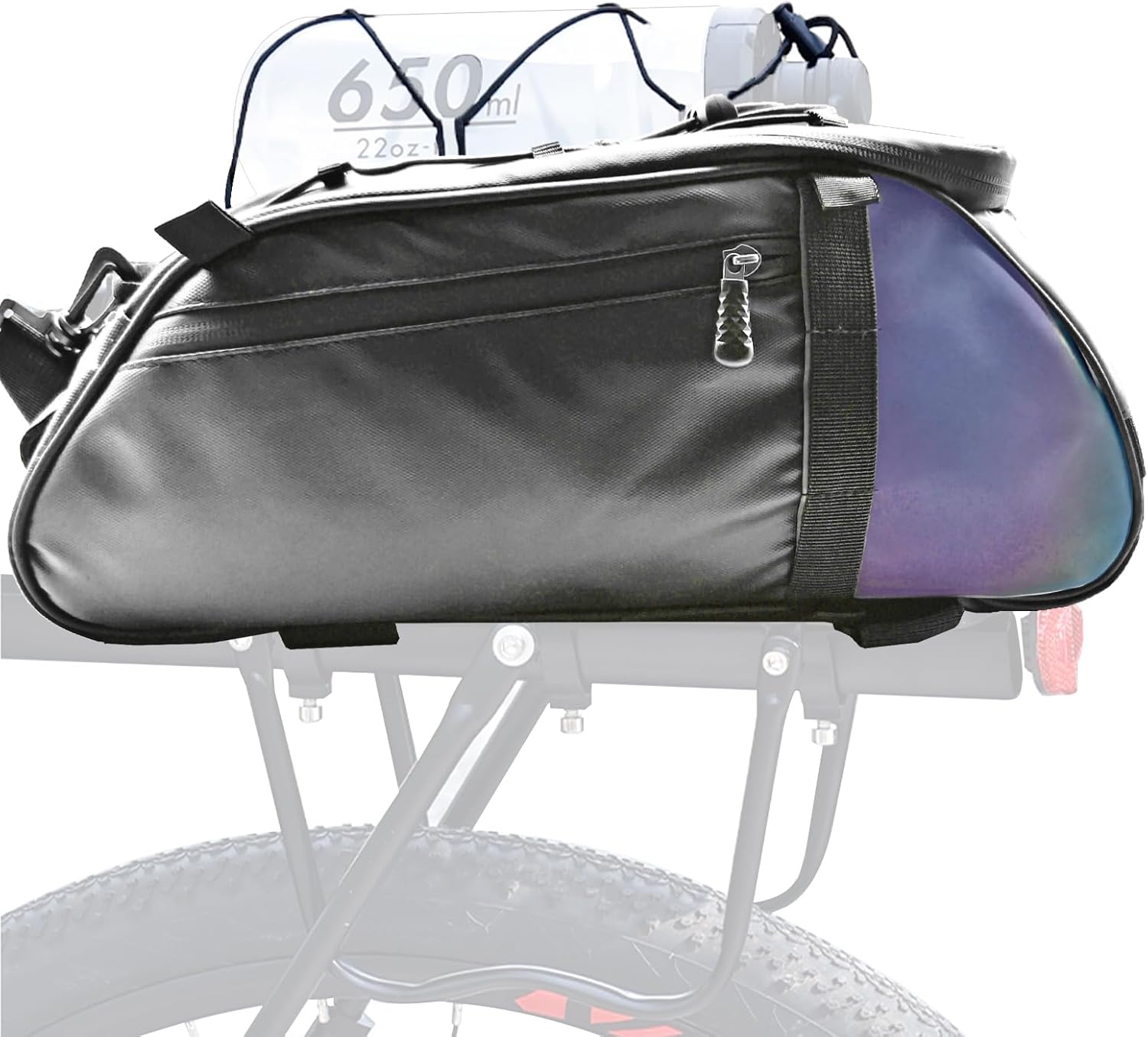 reflective rear luggage rack bag, waterproof bicycle Kuwait Ubuy - Main Image