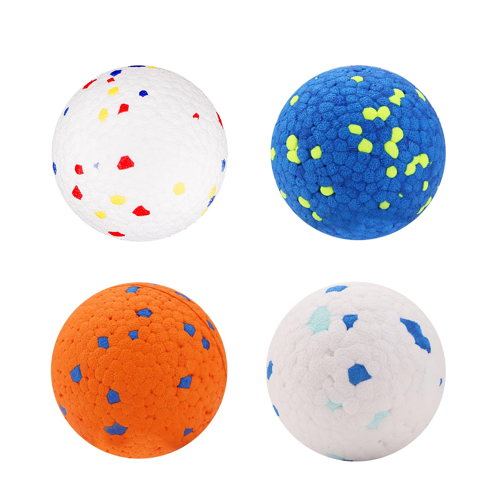 Beowanzk Indestructible Dog Ball Toys for Small Medium Dogs Strong Dog Toys for Boredom Moving Dog Ball