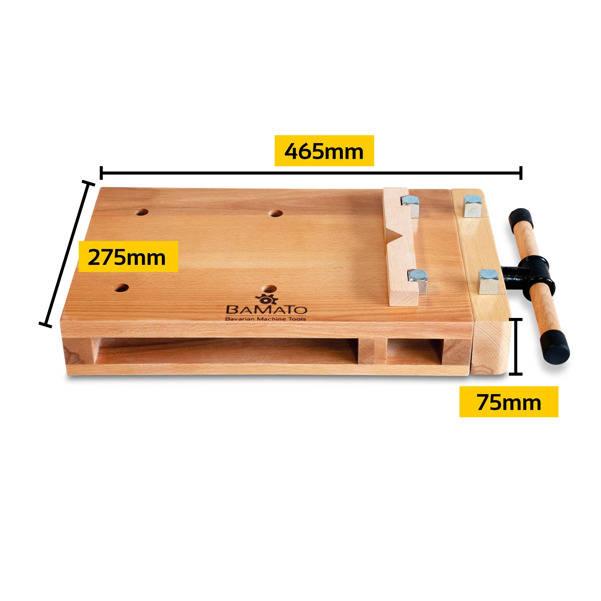 BAMATO Mobile Mini Banco cepillador WORK-530 portátil Banco de trabajo de madera DIY | Banco de madera portátil que ahorra espacio para hobby y artesanía | Opciones de trabajo flexibles y fácil transporte