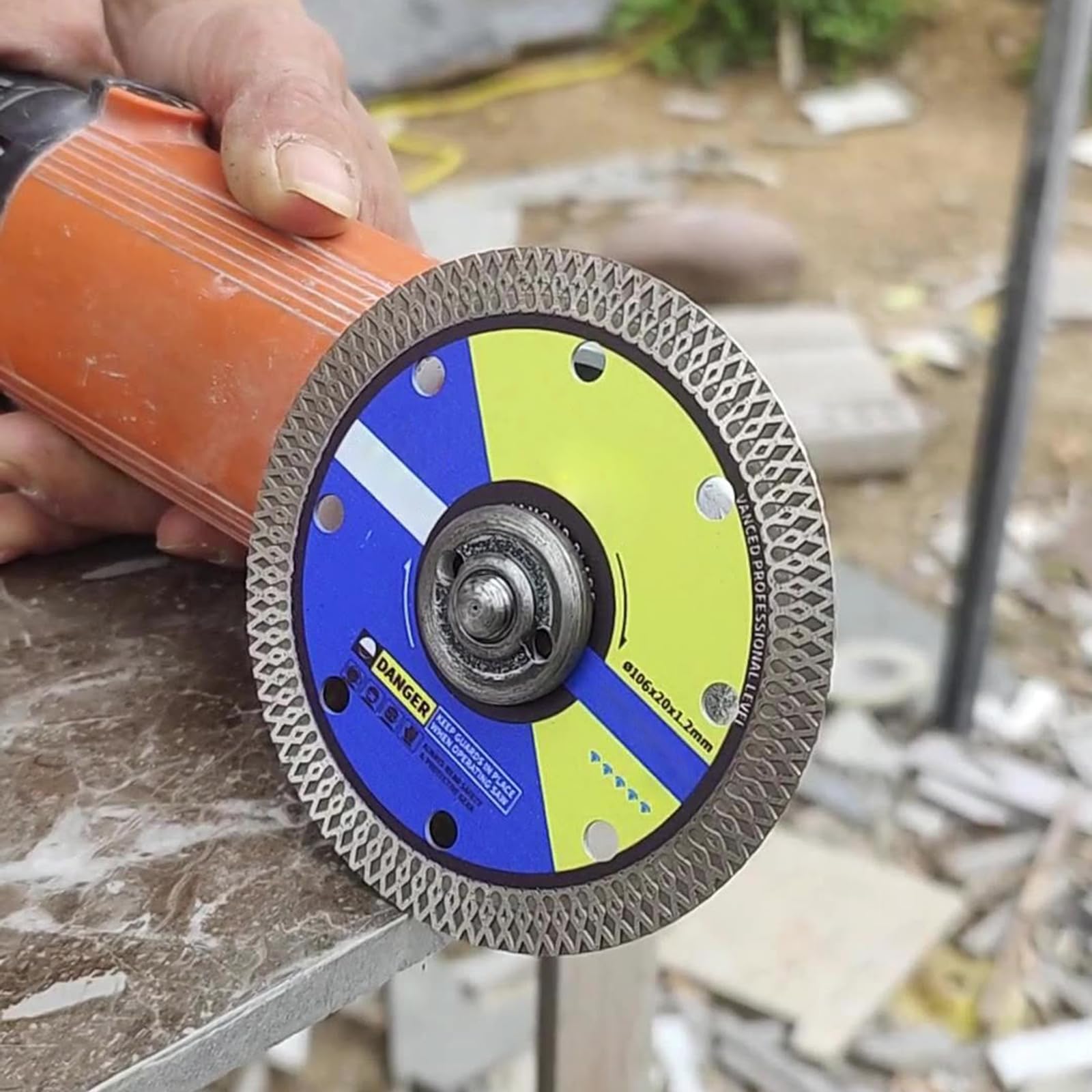 Odcięte koła Discos para Cortar Metal 10,5 cm 10 szt. do ceramicznych płyt skalnych mikrokrystalicznych kamienne płytki zeszklone