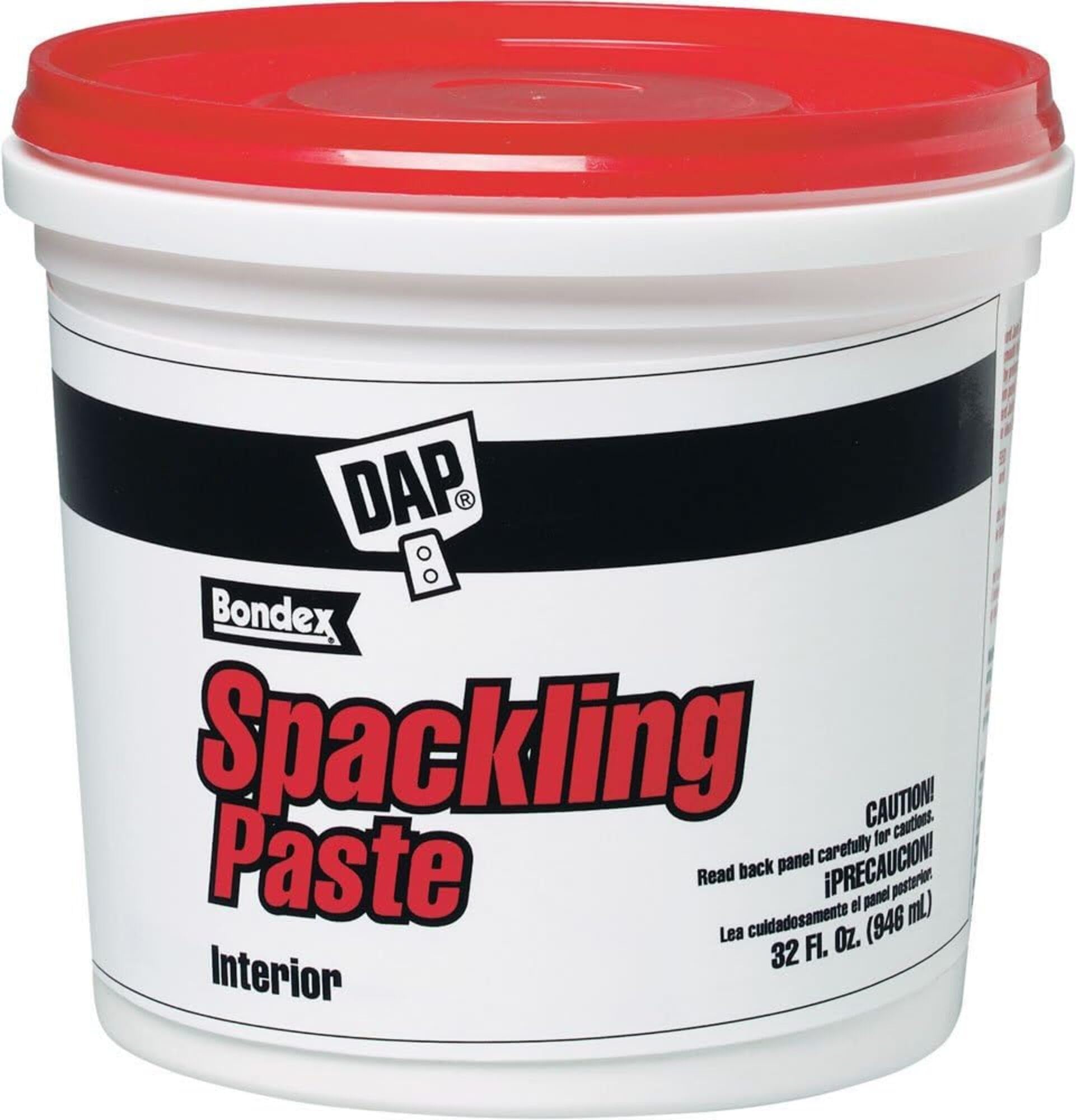 Spackle Paste 32oz Wht