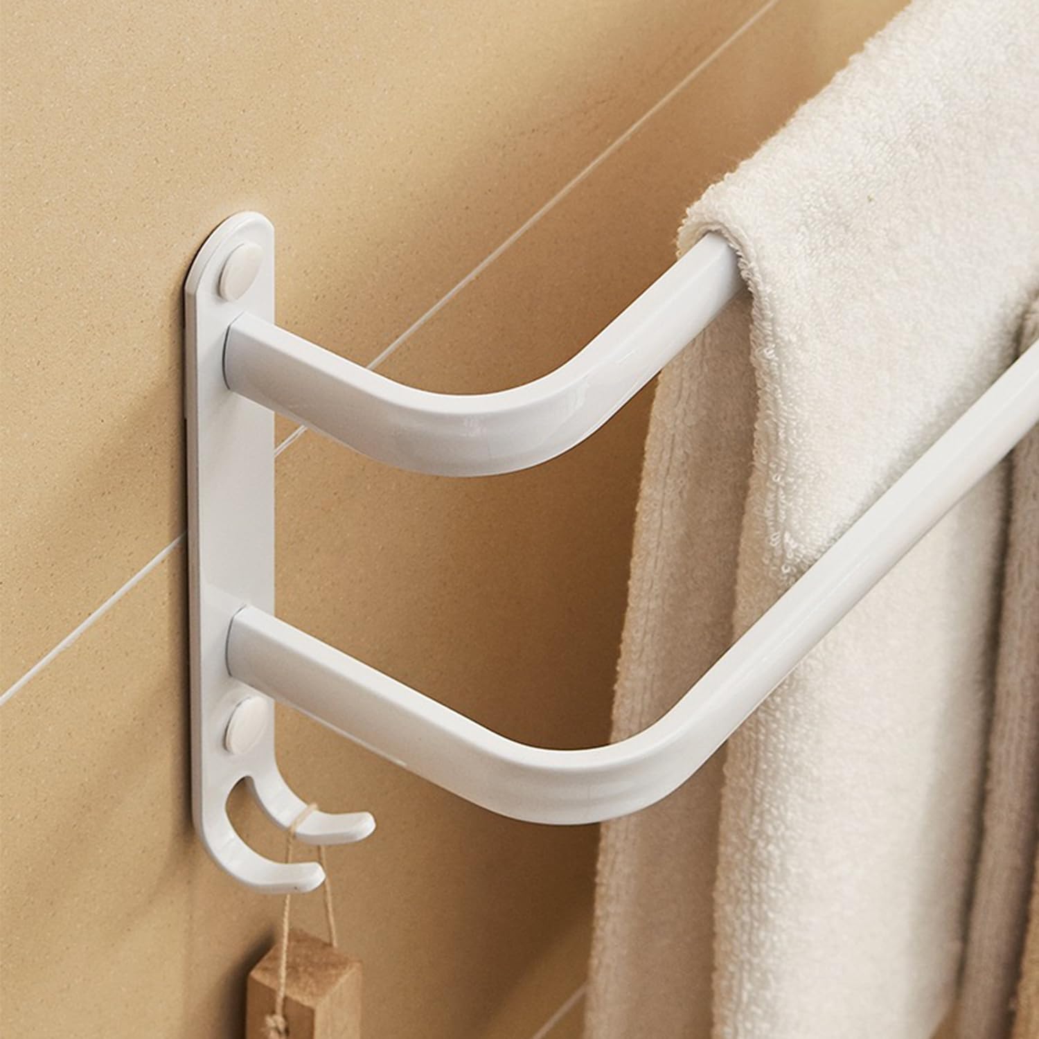 Porte Serviette Salle de Bain, 60CM Porte Serviette Murale