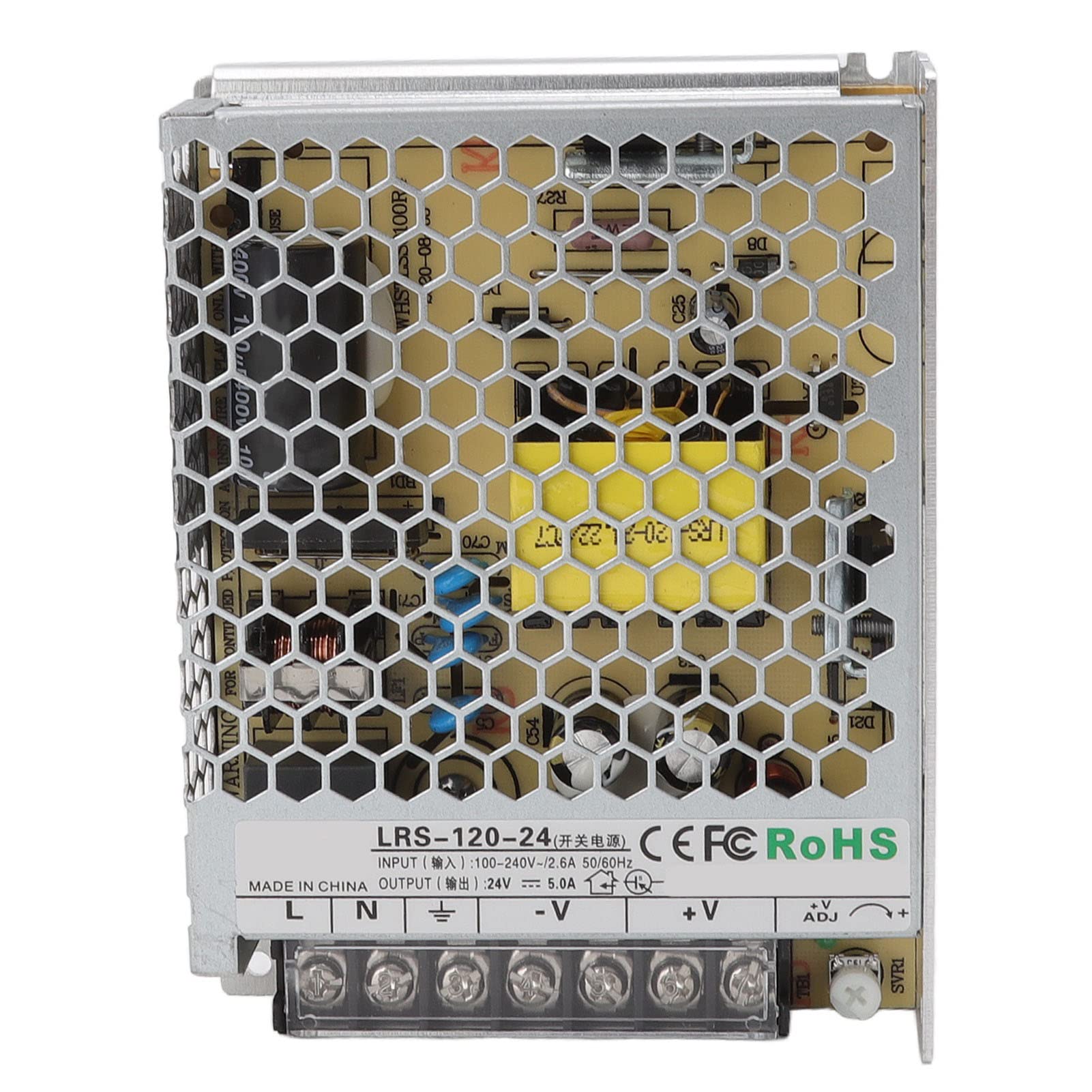 Transformateur LRS 24V 5A à commutation stable contre les surcharges - 8