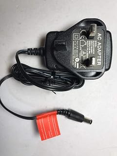 UK Plug Black 12V 500mA AC/Dc Adapter Power Supply 12V/6W 5.5mm x 2.1mm