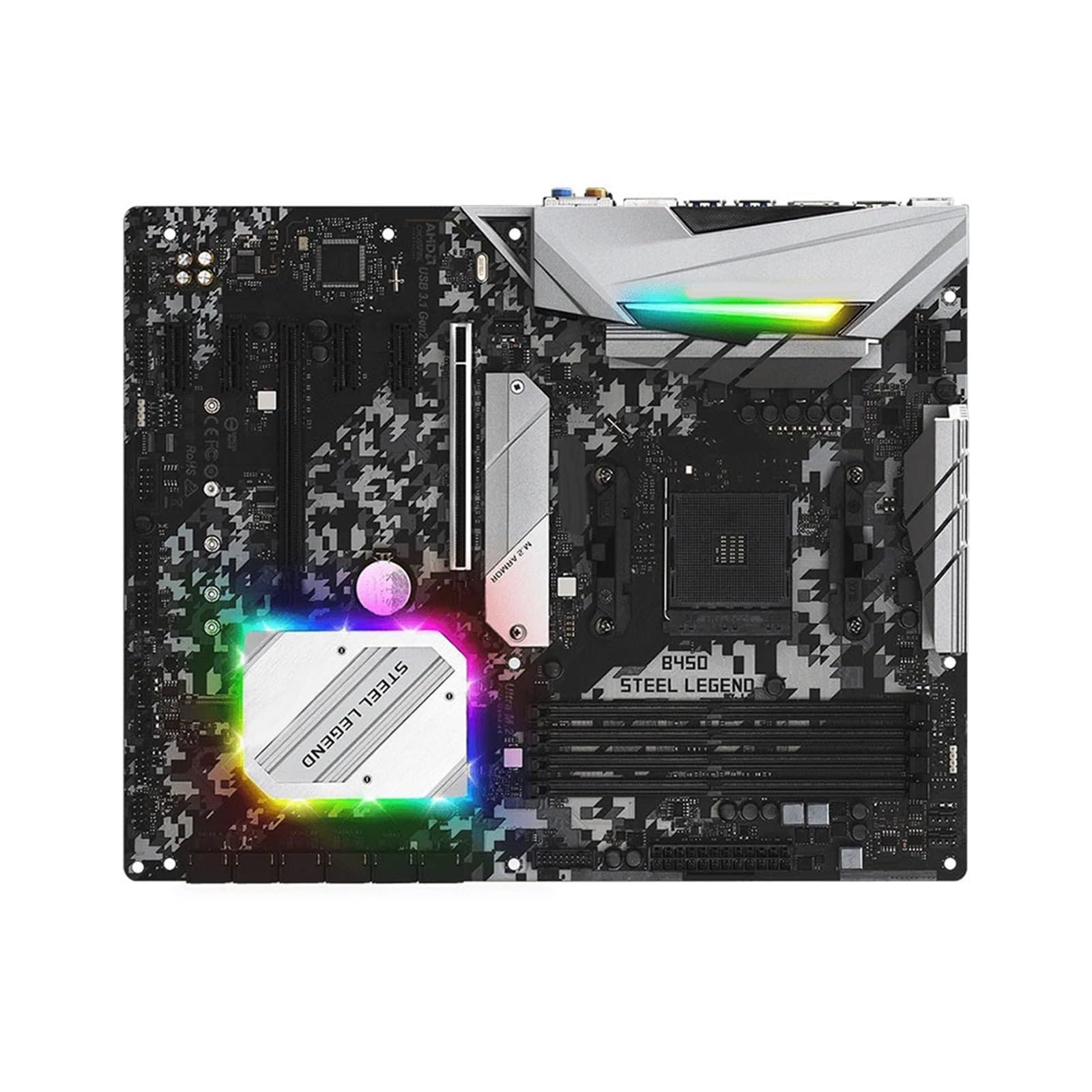 Placa Madre Fit For ASRock B450 Steel Legend
