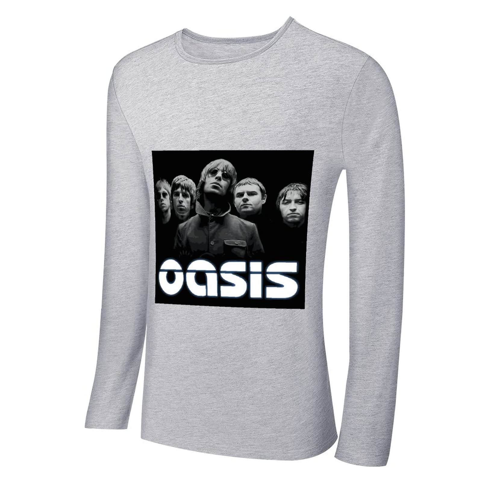  oasis 長袖カットソー Amazon.co.jp: ロングtシャツ メンズ 長袖 オアシス OASIS バンド