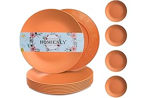 Homienly Clay Plates: Unbreakable Dinnerware for Kids and Eco-Conscious Families