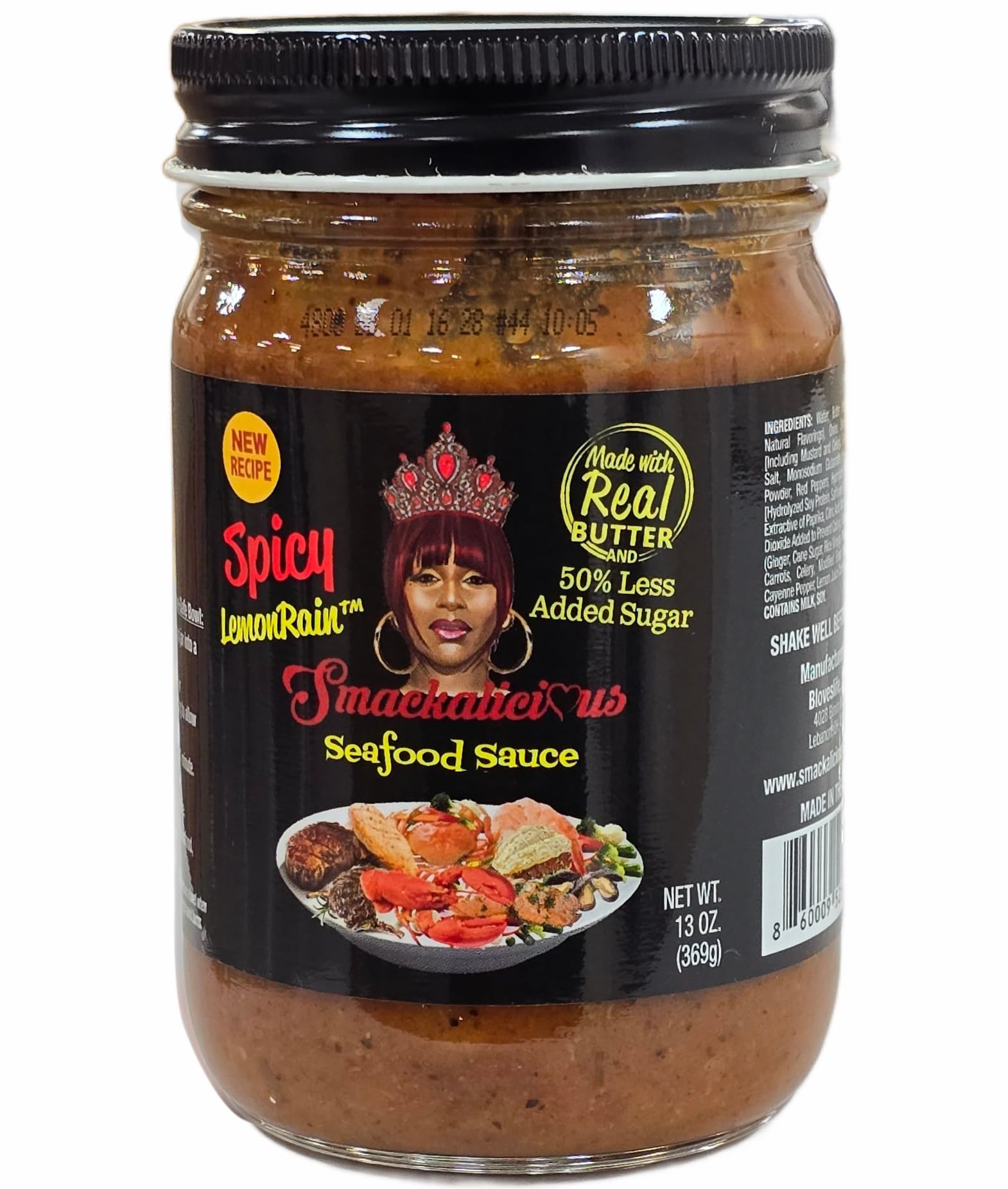 Smackalicious Seafood Sauce (Spicy) with Lemon Rain