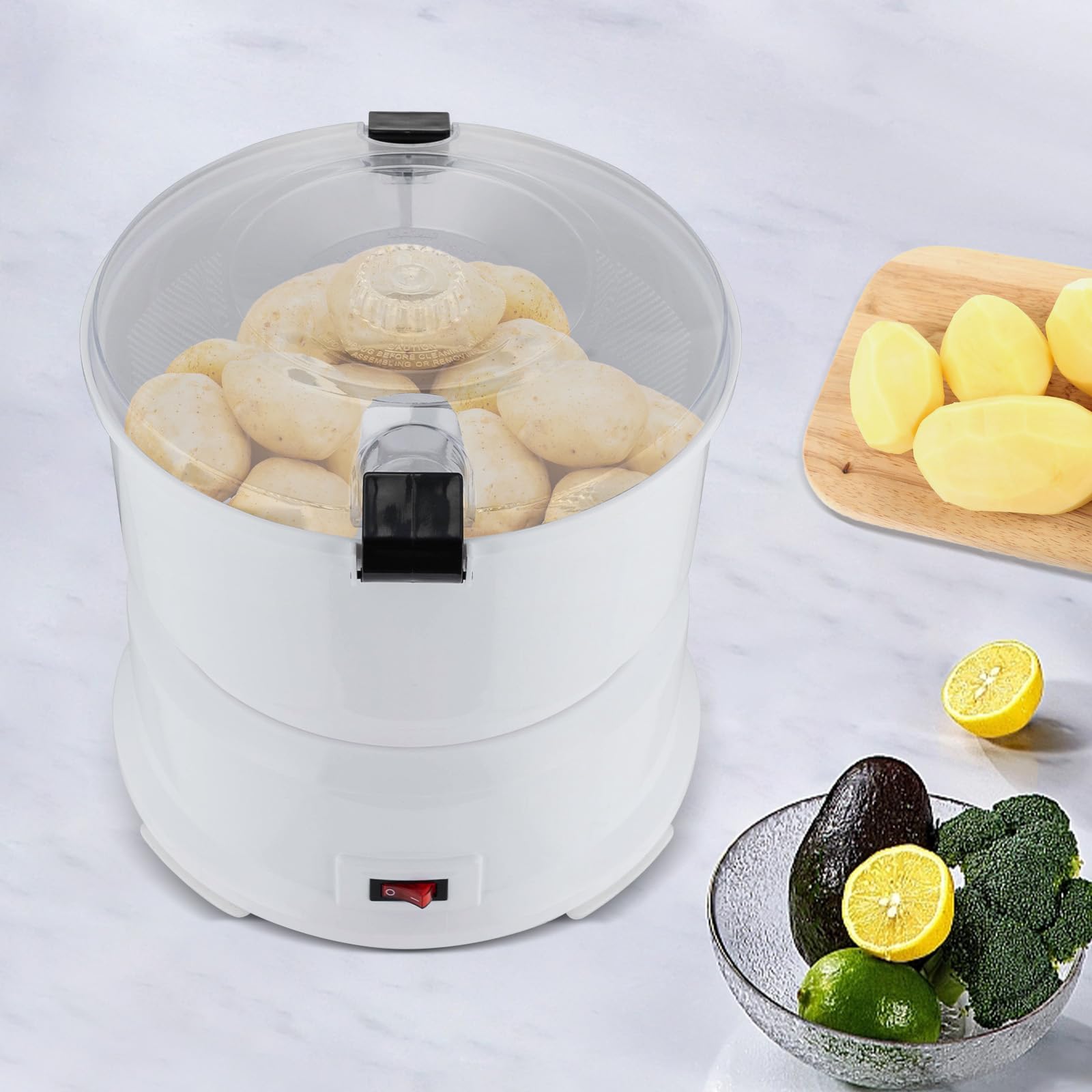 Schiacciapatate elettrico da tavolo, per patate, per cucina, ristoranti, hotel, 85 W (25,5 x 27 cm)