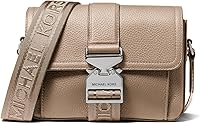 Michael Kors Hudson Aviator Unisex Leather Crossbody Bag - Stylish Everyday Travel Essential