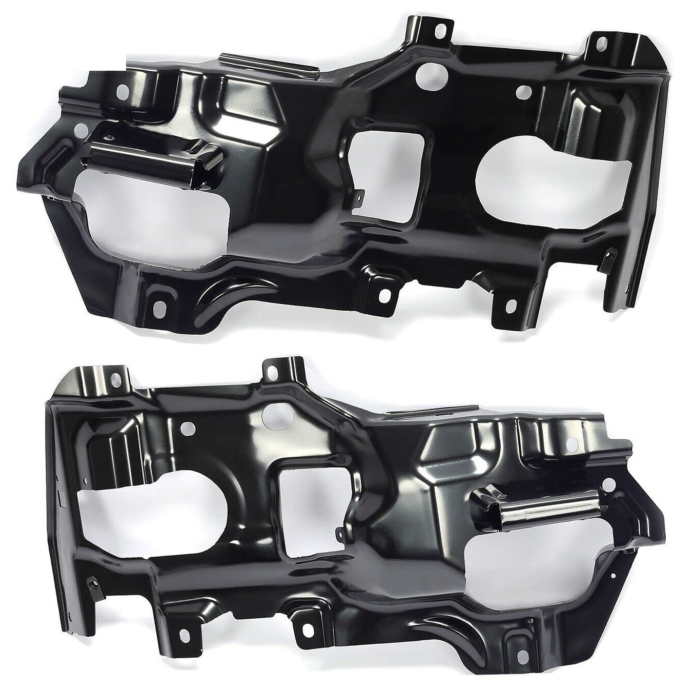 Amazon.com: JEPFHYKE Pair Bumper Support Brackets Front Steel Set 