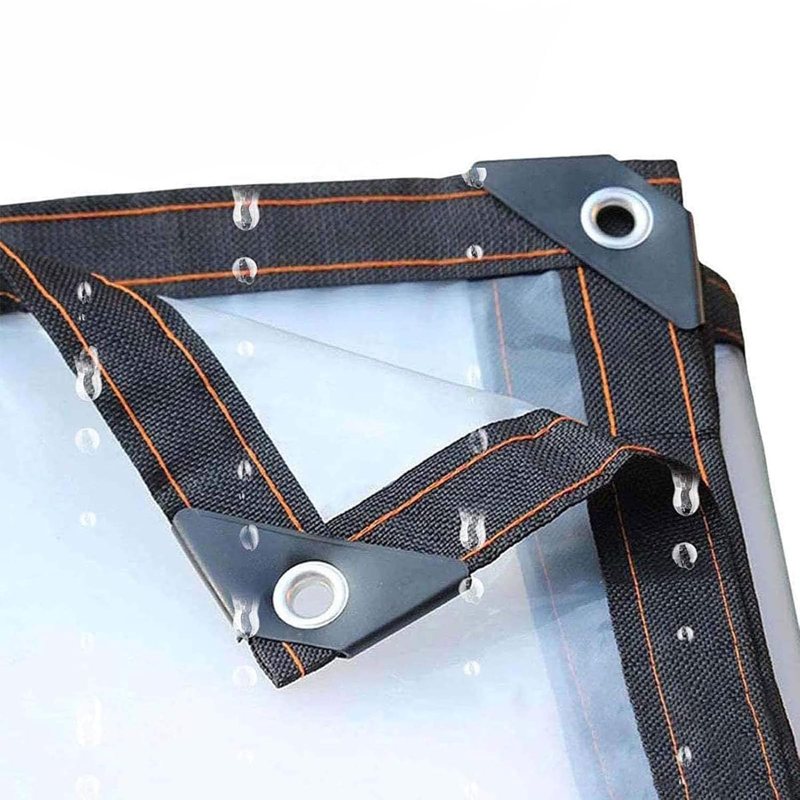 Cubierta impermeable del PVC de la lona 2.5x7m de la lona de servicio pesado con las aristas para el barco del coche que acampan la leña Woodpile Garden Plant Protection a prueba de viento a prueba de