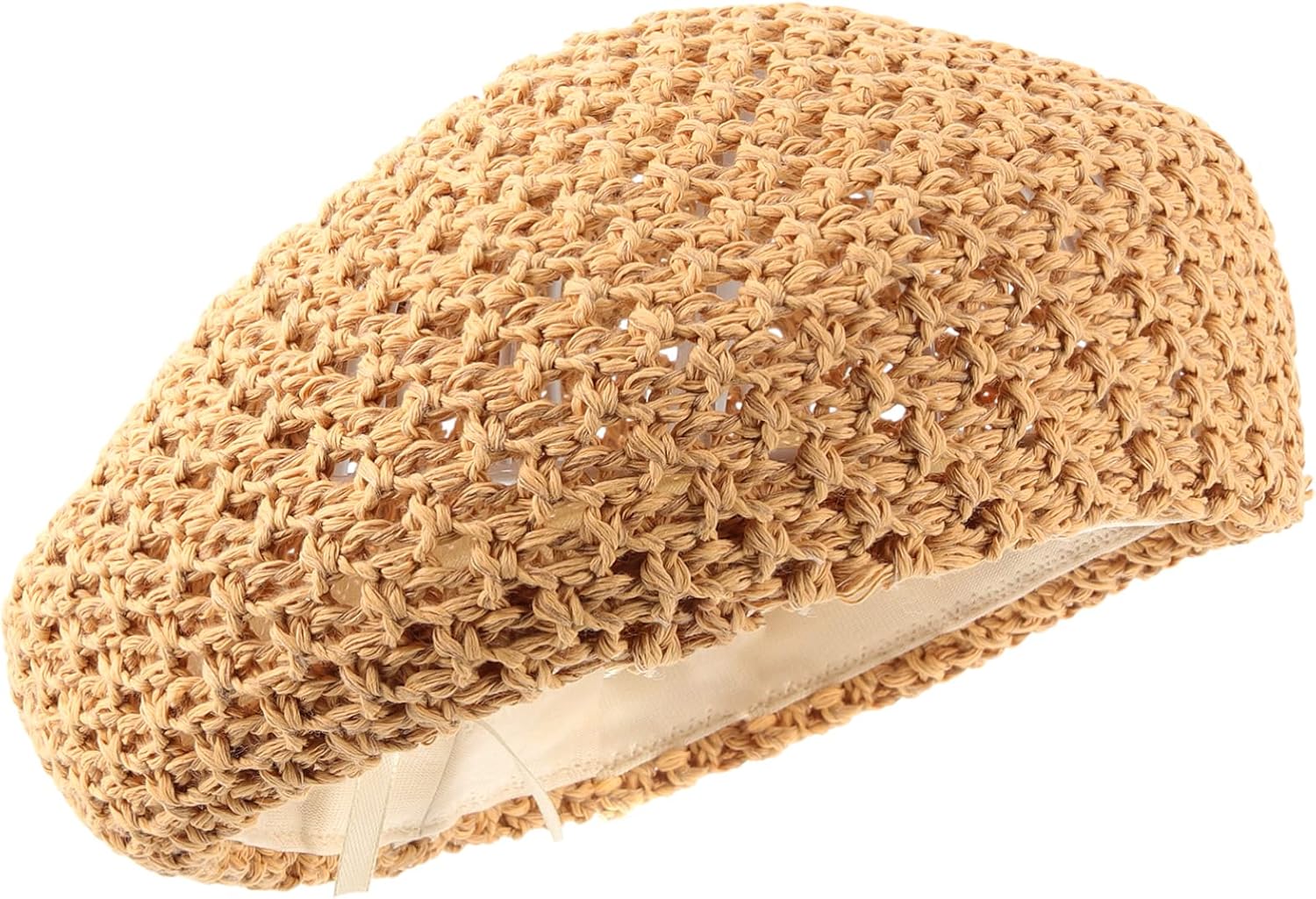 GALPADA 4pcs Straw Woven Beret Hat for Women Breathable Fashion Cap French Style for Casual Outings and Special Occasions Eye-catching Designer Accessory