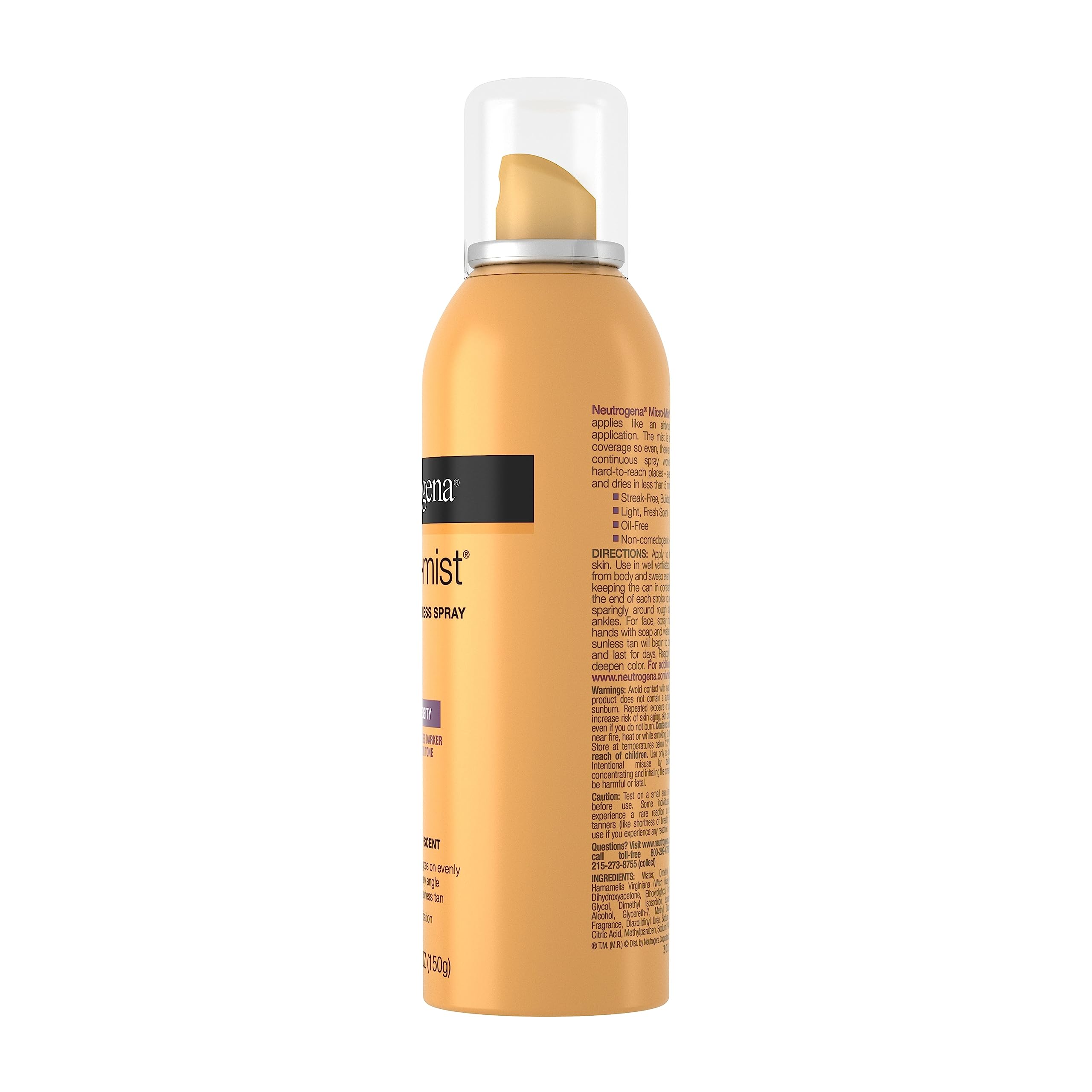 Amazon.com: Neutrogena Micromist Airbrush Sunless Tanning Spray