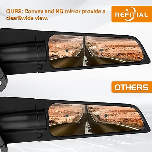 Miniatura 2 de Espejo retrovisor para motocicleta compatible con Kawasaki Ninja 250 300 650 400 ZX6R ZX10R H4, Honda CBR600RR CBR250RR CBR1000R, Yamaha R1 R3 R15