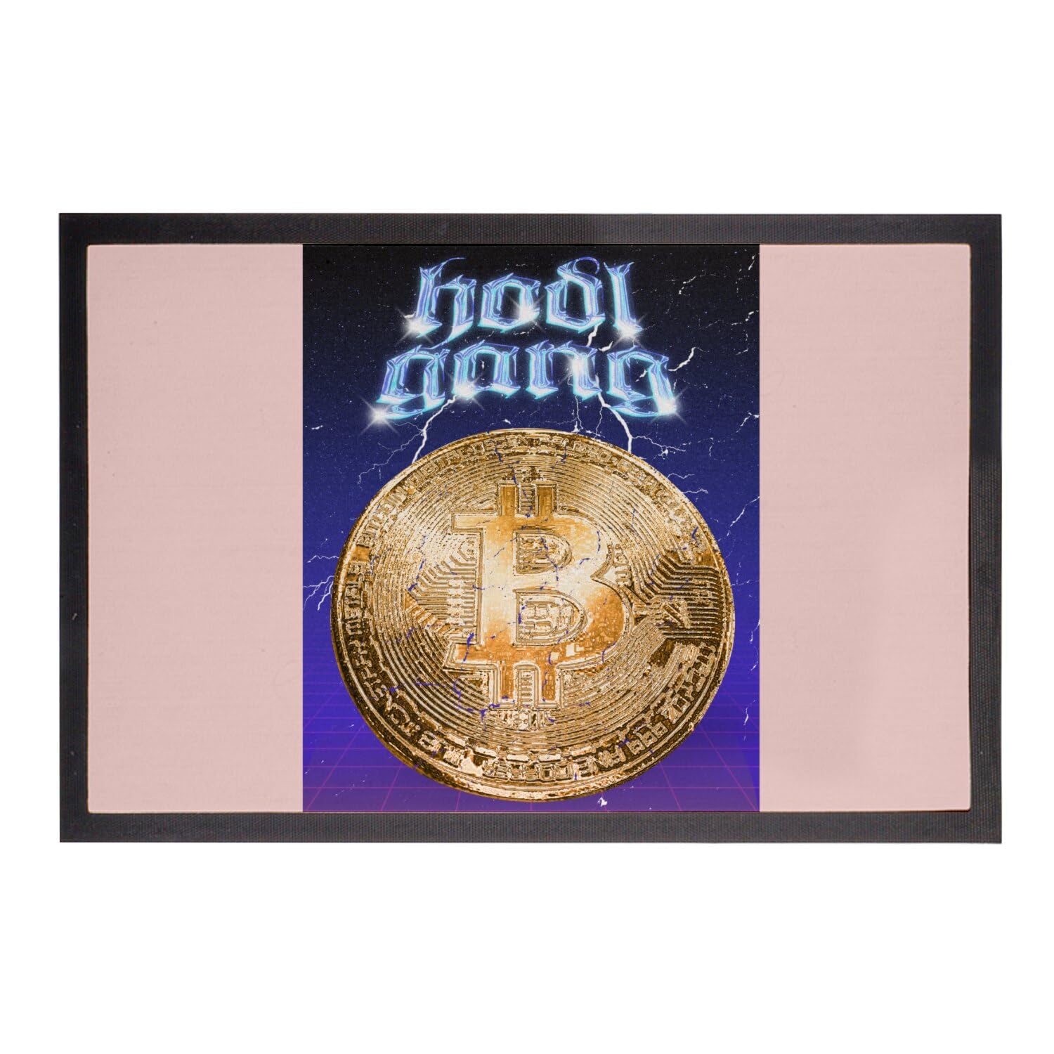 Paillasson Blockchain Cadeau Idéal Original pour Passionné de Crypto Bitcoin