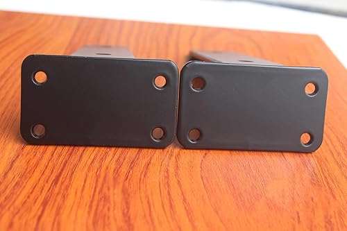 Miniatura 7 de Paquete de 12 soportes de estante en L ocultos blancos de 8 pulgadas (15 pulgadas de grosor), soporte de estante de metal, soporte de estante