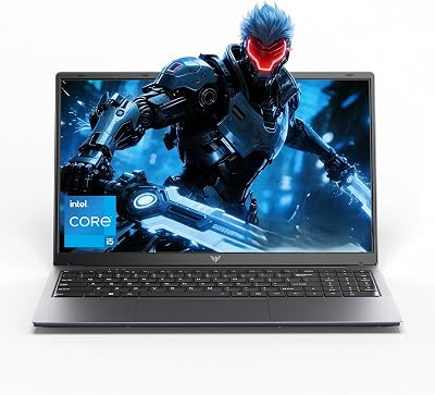 Laptop with Windows 11,15.6 inch Laptops Computer with Intel 12-Core i5 Processor (Up to 4.5GHZ),16GB RAM 512GB SSD,WiFi 6, Webcam,Intel Iris Xe Graphics,High performance Laptops for Student,Business Global Recycled Standard