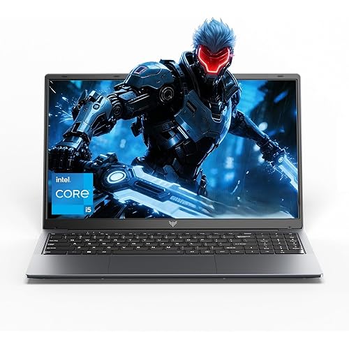 Laptop with Windows 11,15.6 inch Laptops Computer with Intel 12-Core i5 Processor (Up to 4.5GHZ),16GB RAM 512GB SSD,WiFi 6, Webcam,Intel Iris Xe Graphics,High performance Laptops for Student,Business
