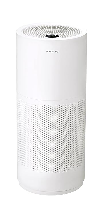 acerpure Pro Air Purifier for Home, 4 in 1 HEPA filter with 4 layer protection, Smart Sensor, Negative Ion Generator eliminates pollutants, germs, bacteria and more, Safety Lock, 25dB Quiet, AP551-50W