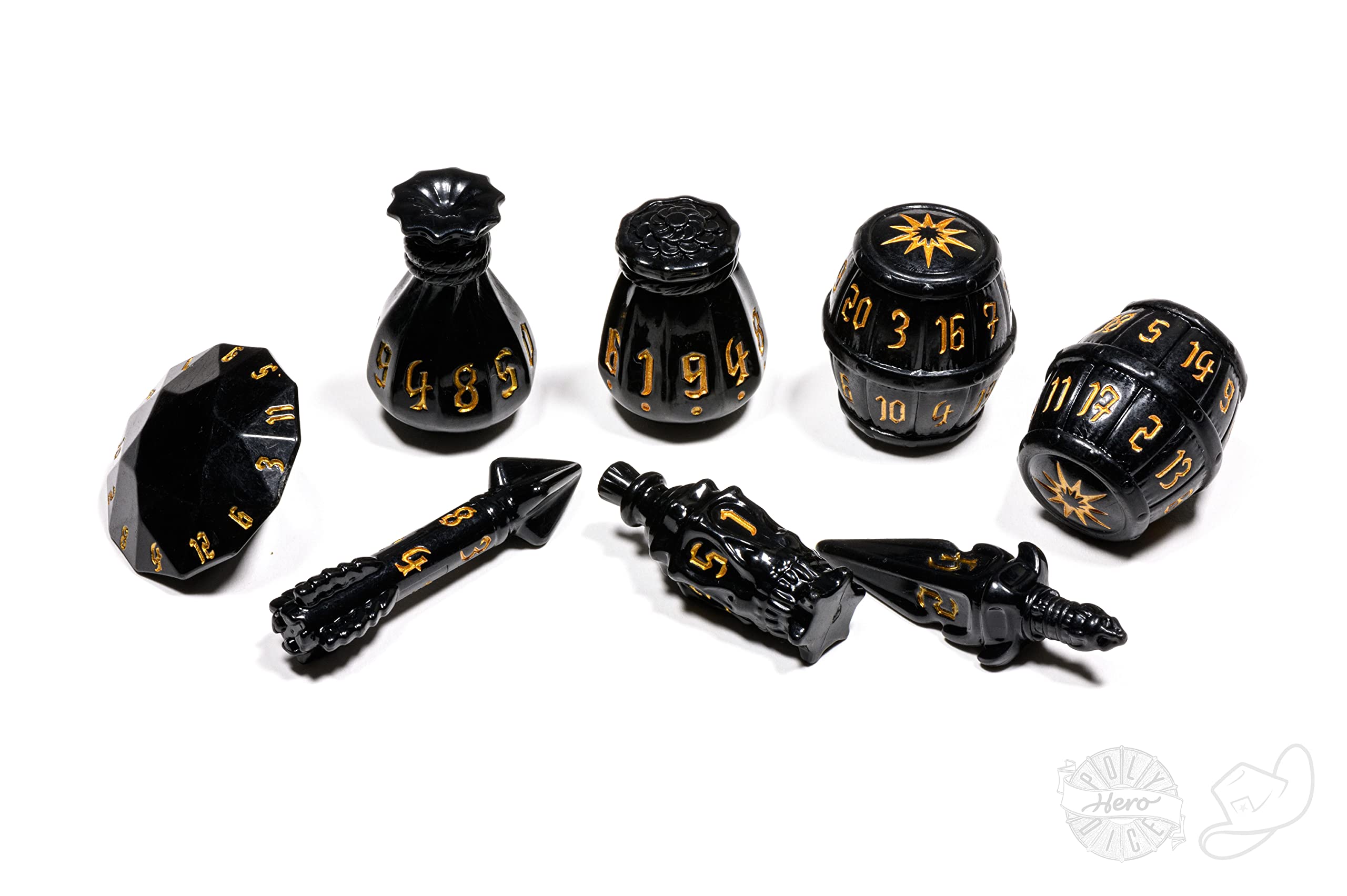 Rogue 8 Dice Set (Nightshade)