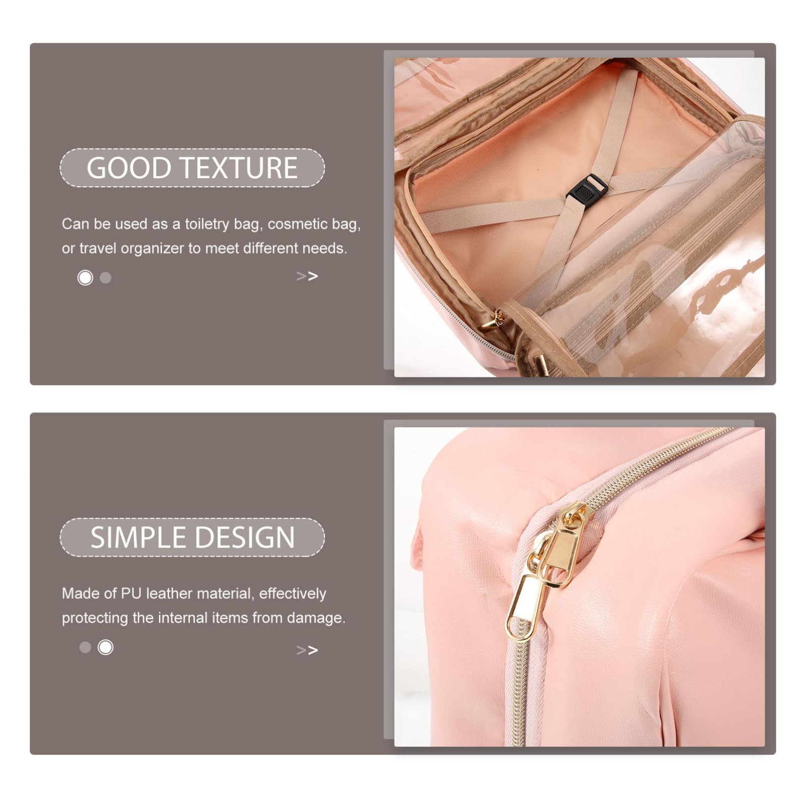 Borsa Organizer da Viaggio per Cosmetici Custodia per Articoli da Toeletta Borsa da Viaggio per Articoli da Toeletta Appesa