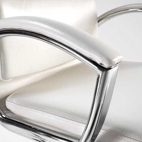 Miniatura 4 de Bush Business Furniture Silla de oficina ejecutiva de cuero con respaldo alto modelo en blanco