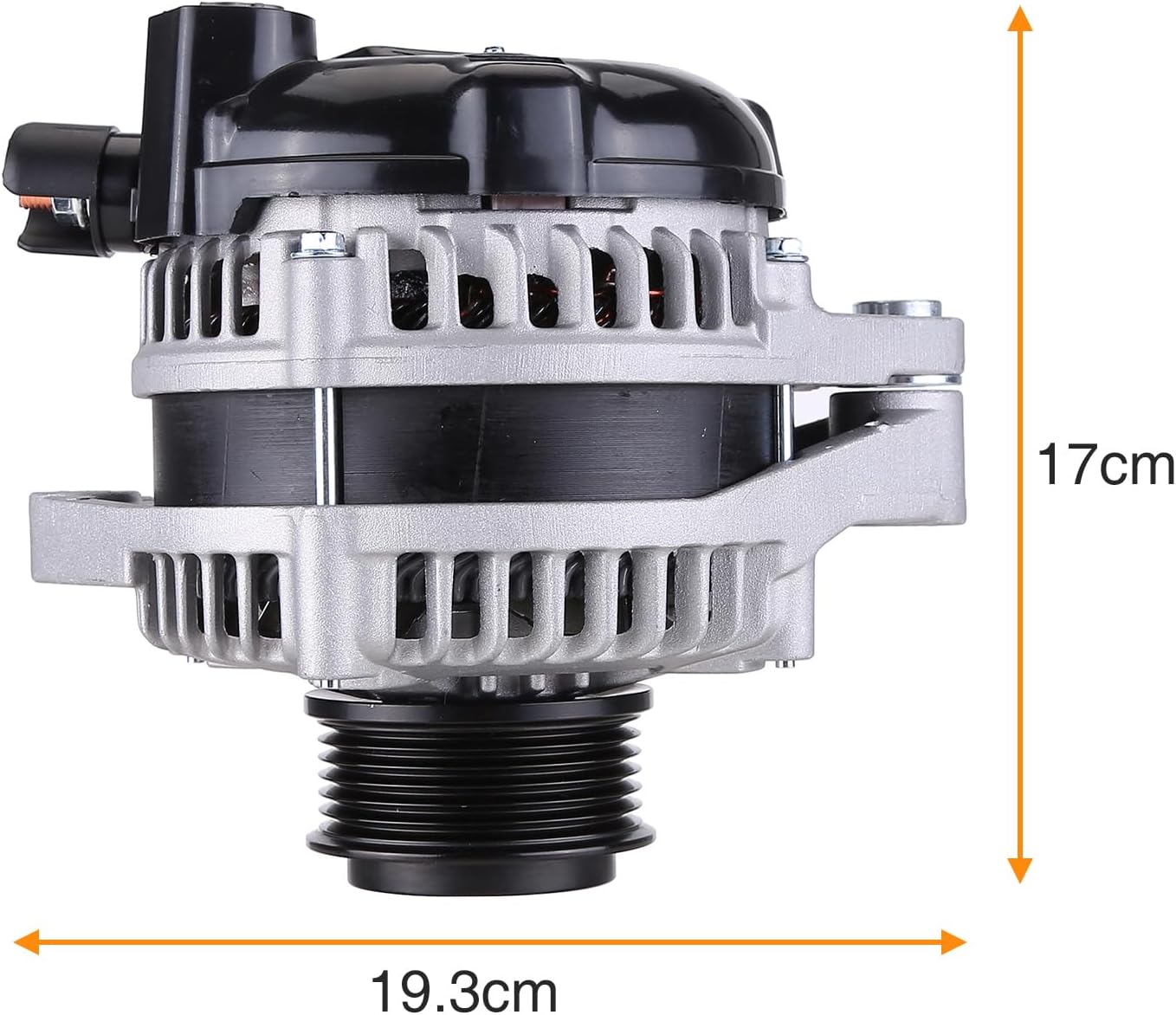 11775 31100-RV0-A11 Alternator Compatible with Honda Odyssey 3.5L EX 2014-2017 EX-L 2014-2017 LX 2014-2017 SE 2016 2017 Touring/Touring Elite 2014-2017 3.5L V6, Alternator Replacement