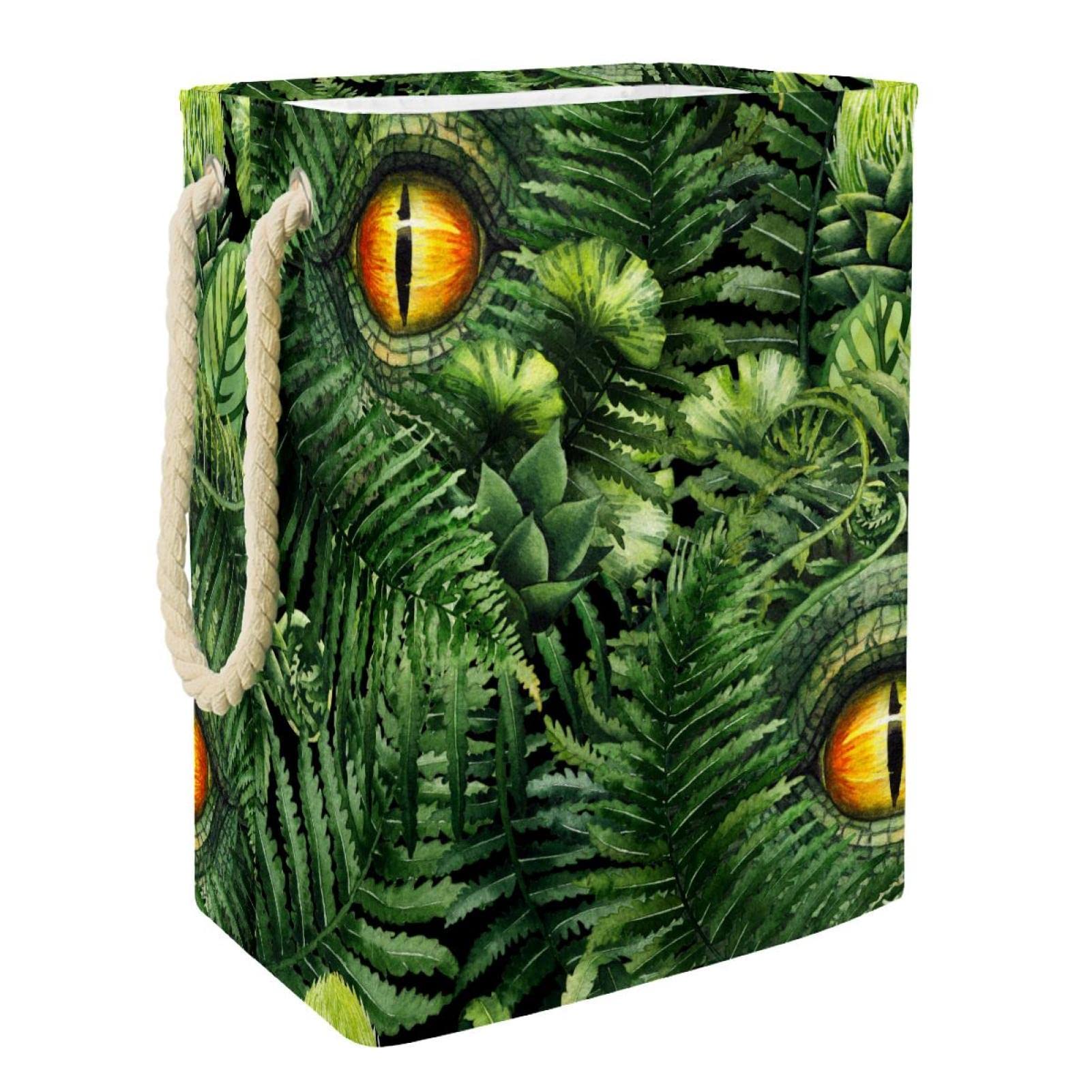 Panier à linge imperméable avec poignée et motifs Halloween pour ranger les vêtements sales