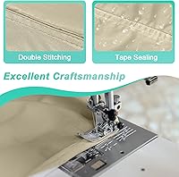 Vista 5 de ABCCANOPY Funda de sofá resistente, funda universal para sofá, juegos de muebles de exterior, funda protectora impermeable y a prueba de polvo