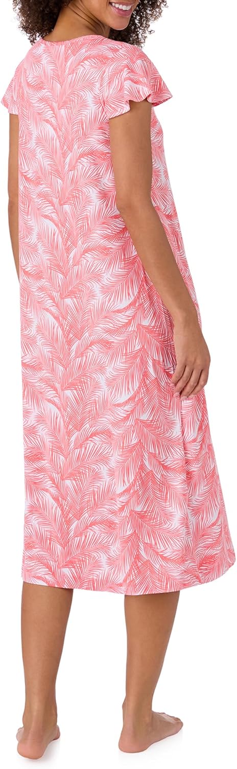 Tommy Bahama - Women's Long Nightgown, Short Sleeve Stretch Jersey Maxi Dress for Sleep or Lounge - Image 3