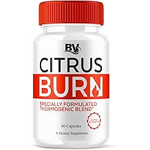 BLUE VIBE Citrus Burn Maximum Strength Overall Health &amp; Wellness Support Supplement, CitrusBurn Official Premium Wellness &amp; All Natural Daily Health Support Formula (1 Pack - 60 Capsules)
