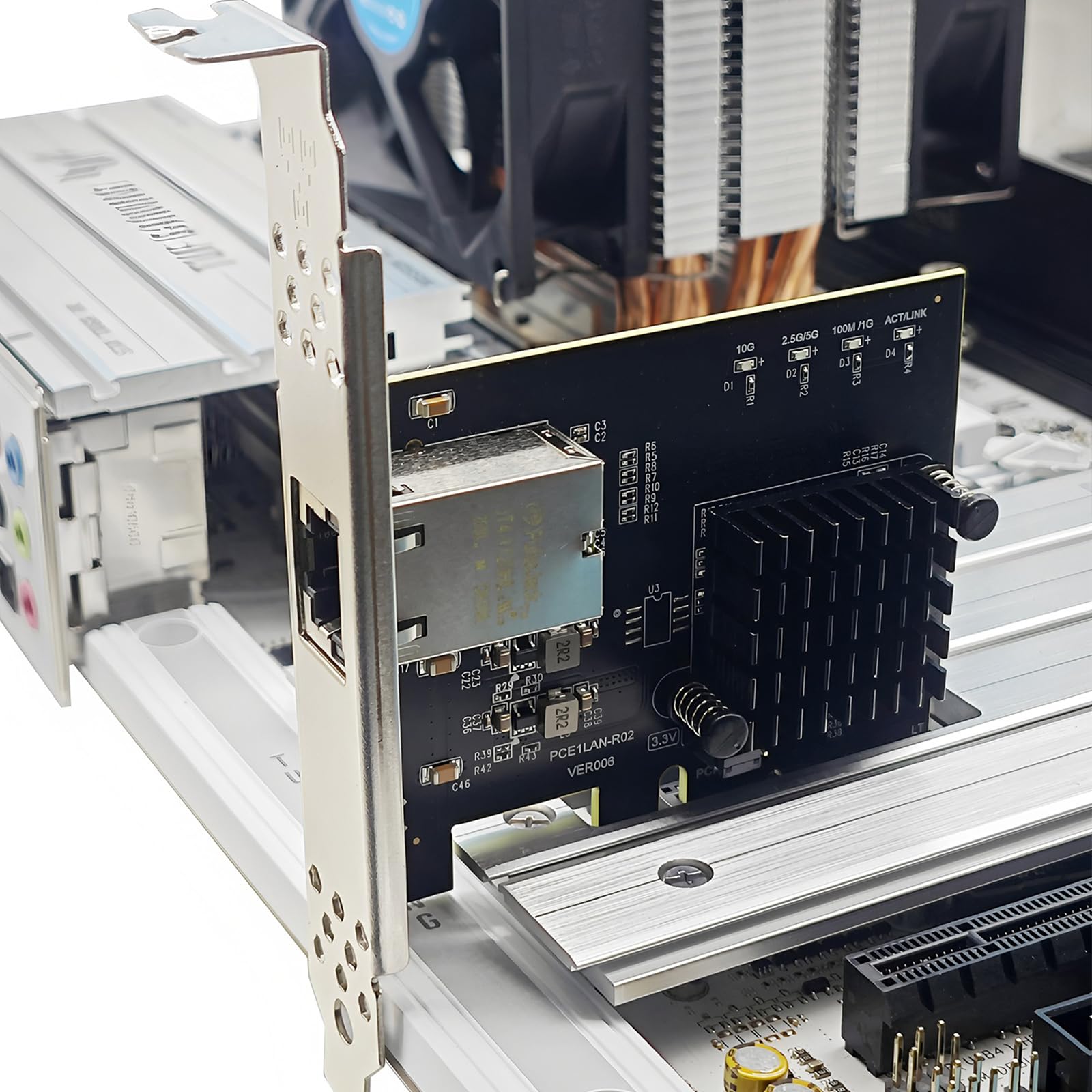 10Gbps PCIE3.0 4X Ethernet Server Adapter RJ45 Gigabit Scheda di rete 10000M Scheda Ethernet con staffa a basso profilo bassa latenza