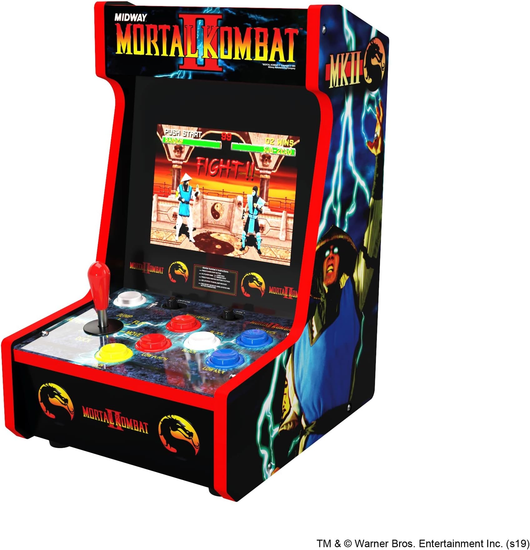 Arcade1UP Mortal Kombat Countercade 3 Games in 1