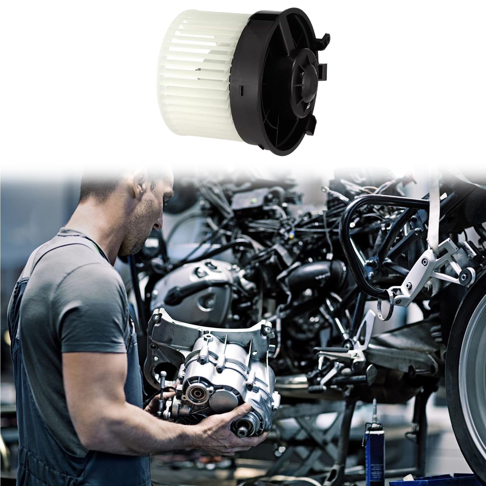 Gebläsemotor, verschleißfester ABS Gebläsemotor, ersetzt 27225-ET00A 27225JD00A, einfache Installation, Auto Ersatzteil, professionelles Techniker Werkzeug
