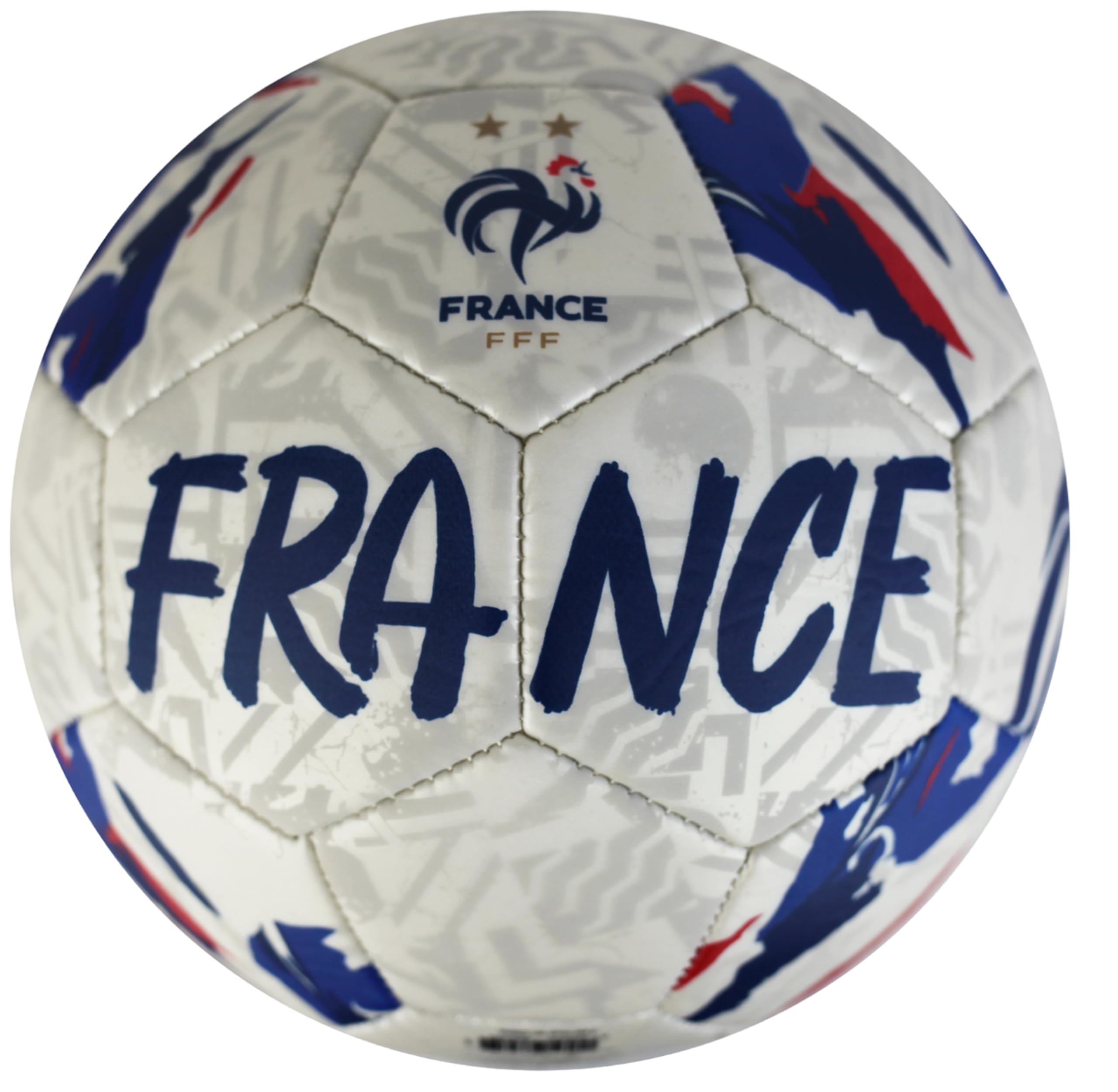 Pallone Da Calcio Ufficiale FFF 2 Stelle | Misura 5 | Poliuretano | Squadra Francese - Foto 4