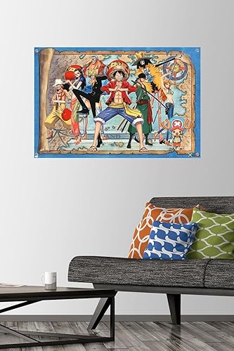 Miniatura 2 de Póster de pared de mapa de grupo de una pieza con pasadores